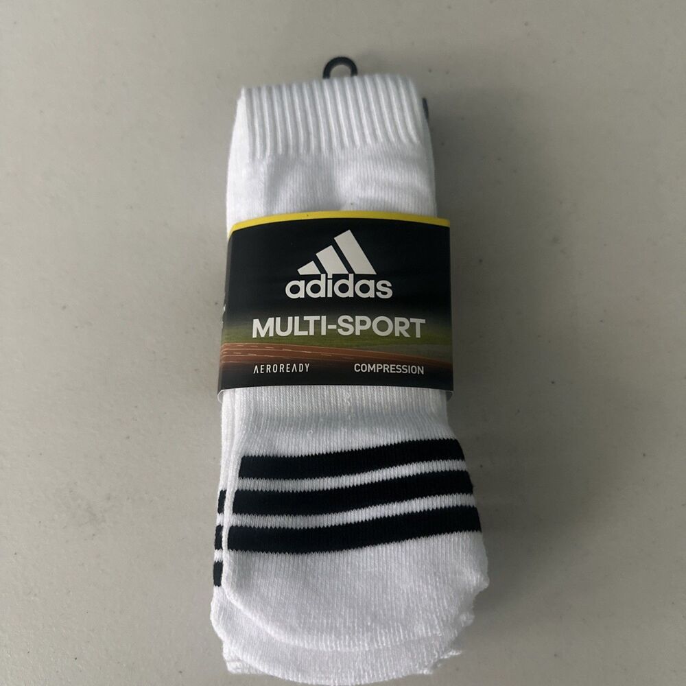 Adidas Unisex Rivalry Field Multi-Sport OTC Socks (2 Pairs)